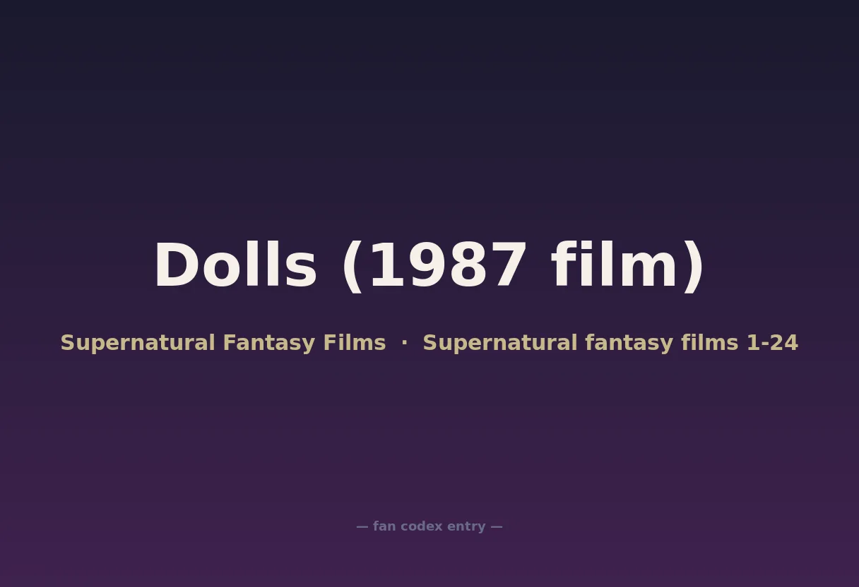 Dolls (1987 film)