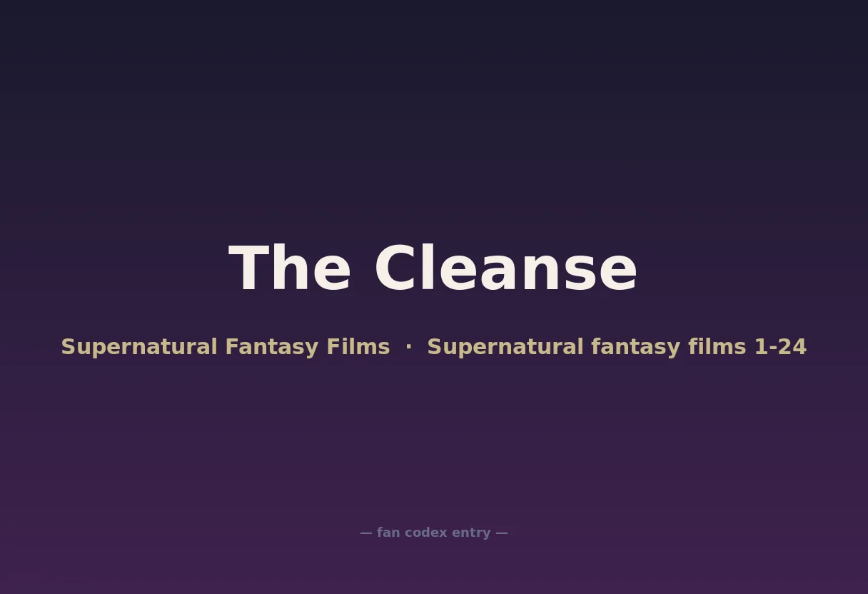 The Cleanse